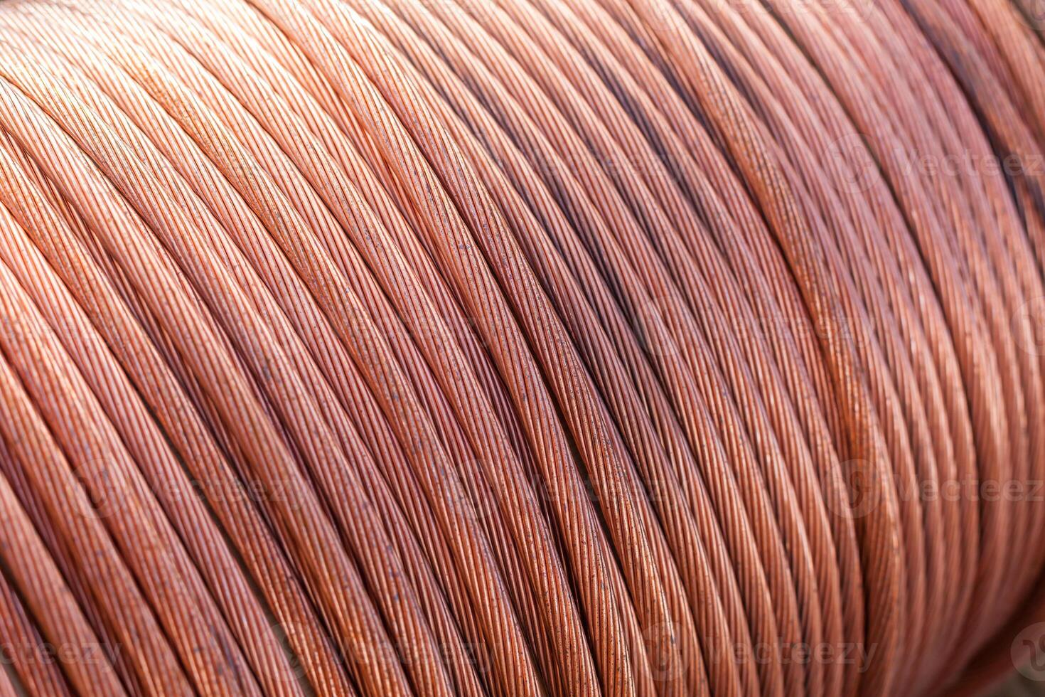 large spools of electric cable photo