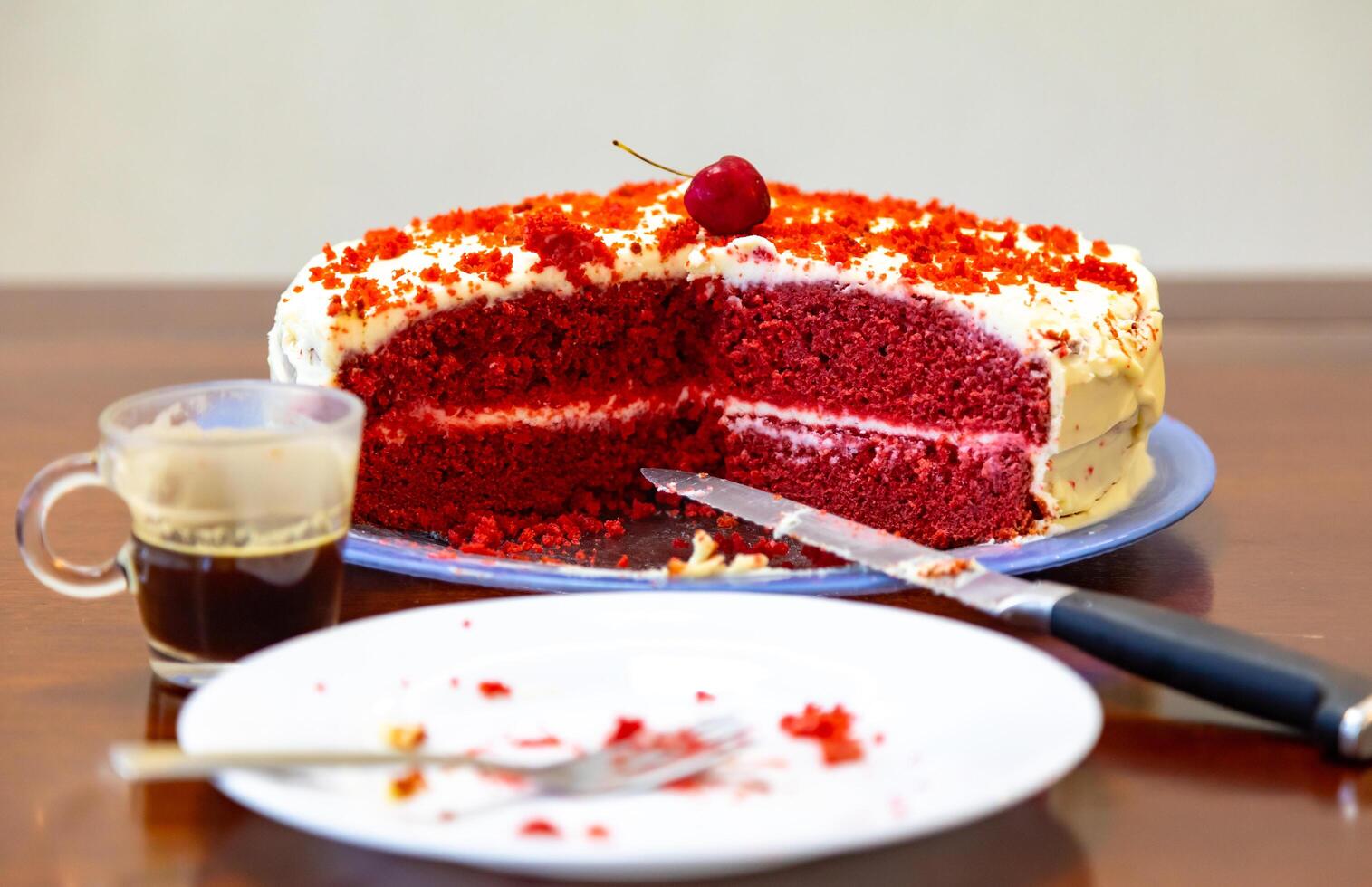 The cherry on the cake, a term commonly used to refer to the best part of the cake photo