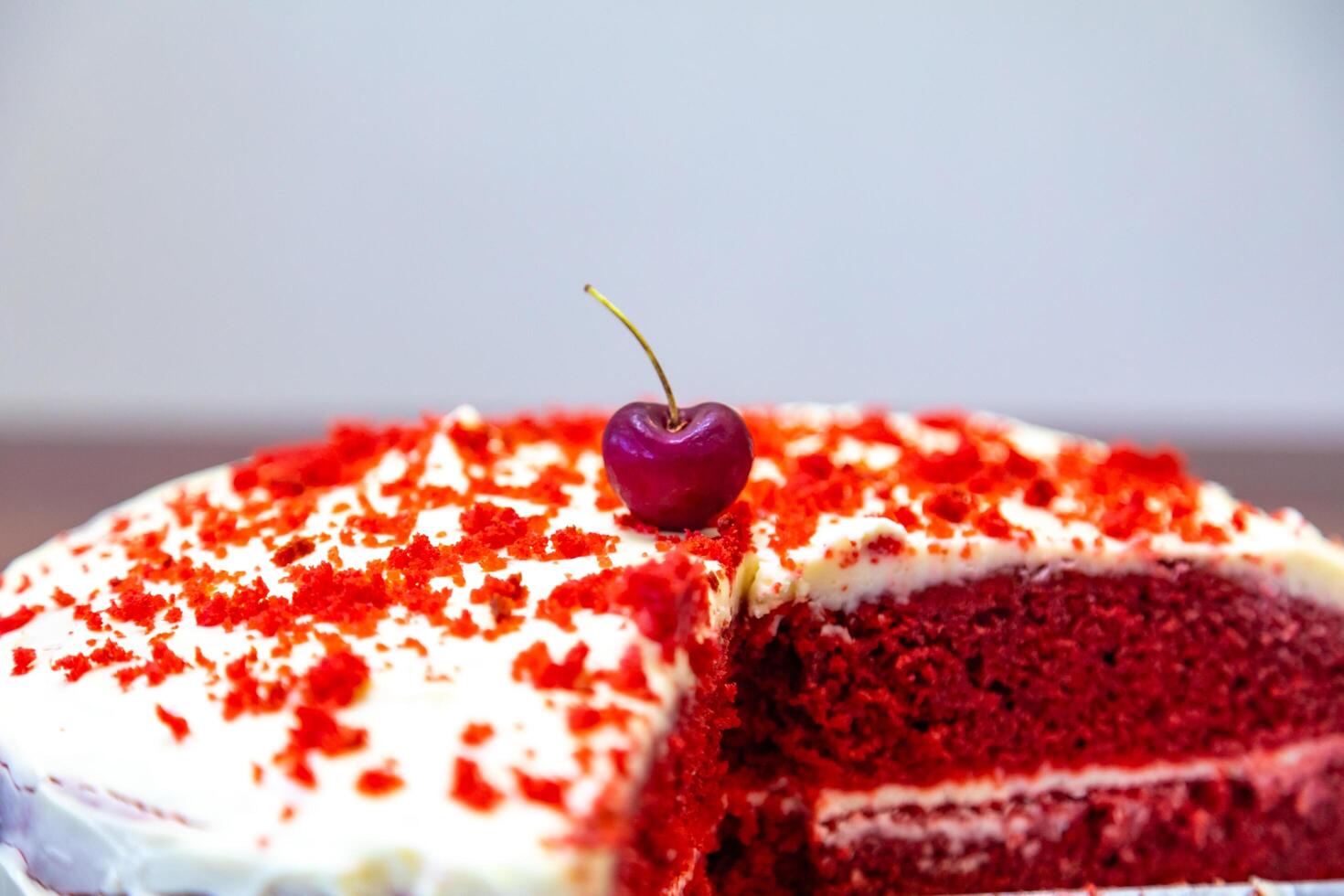 The cherry on the cake, a term commonly used to refer to the best part of the cake photo