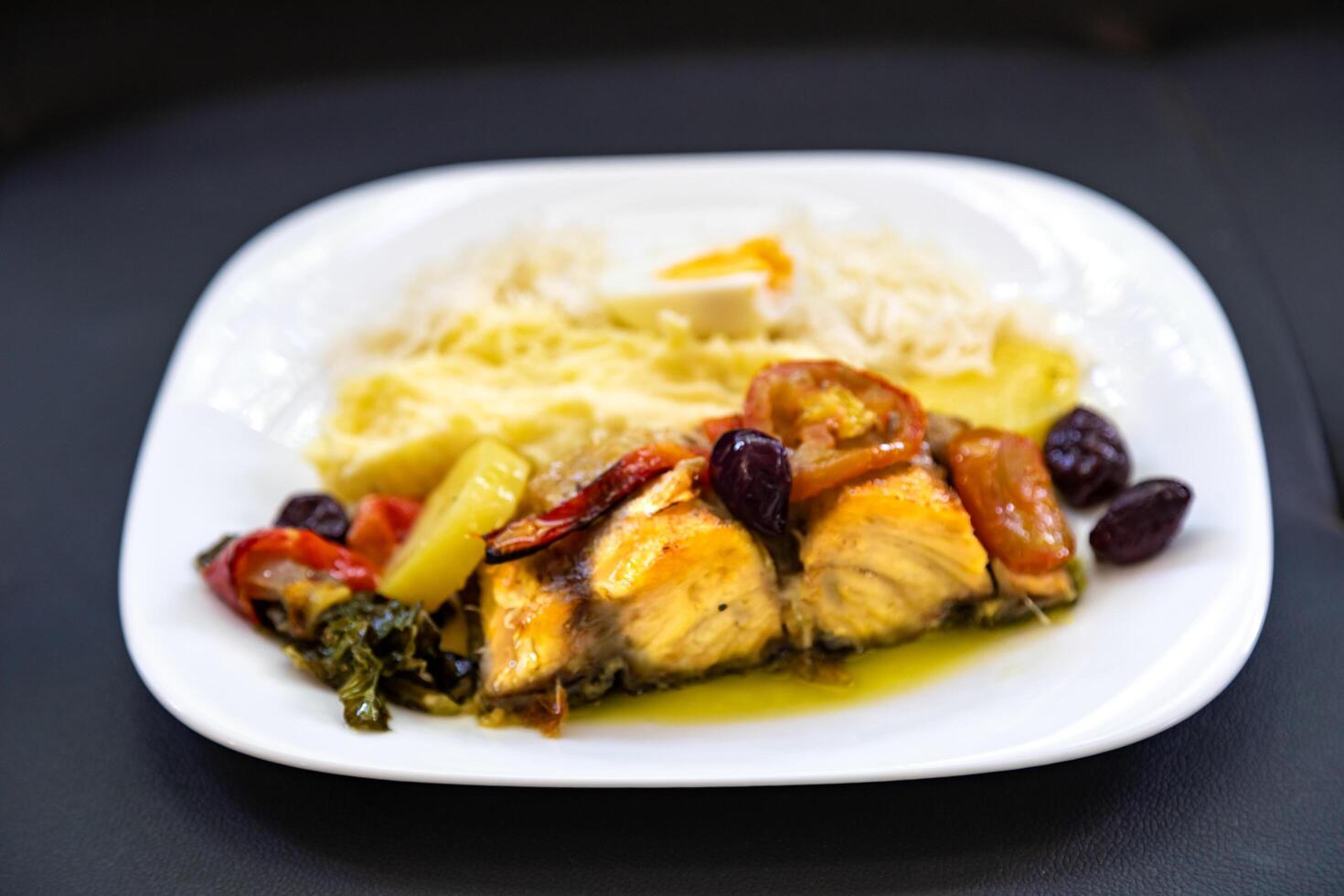 Traditional cod recipe prepared in the classic style photo