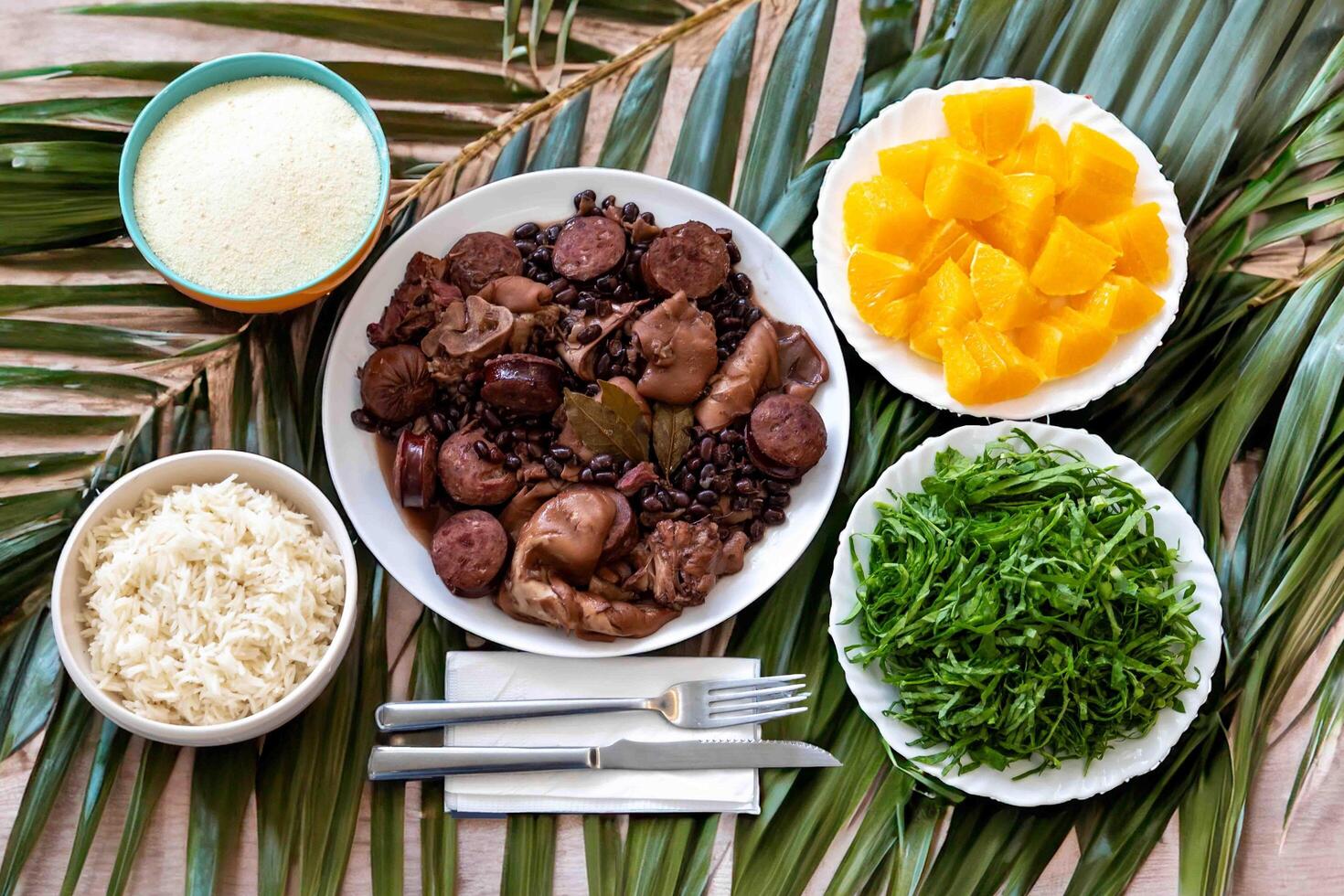 The best complete traditional Brazilian feijoada photo