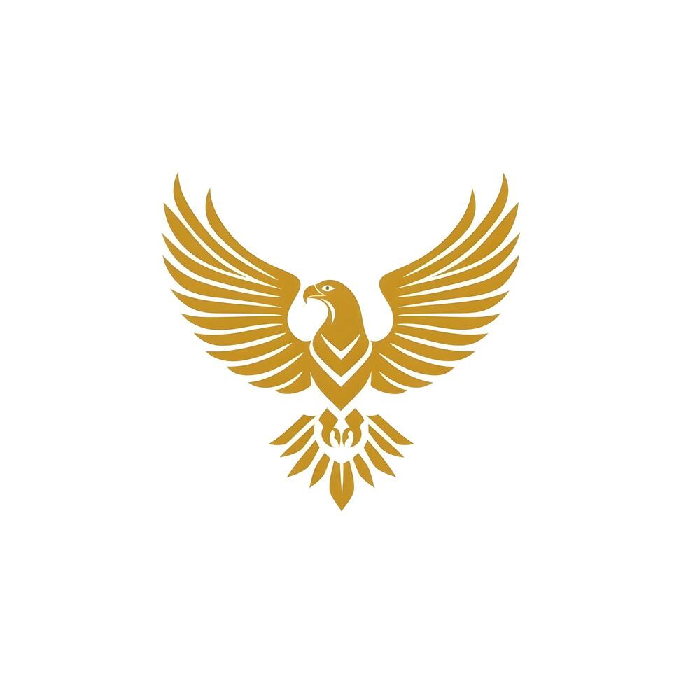 Yellow Wildlife Eagle Bird icon logo symbol photo