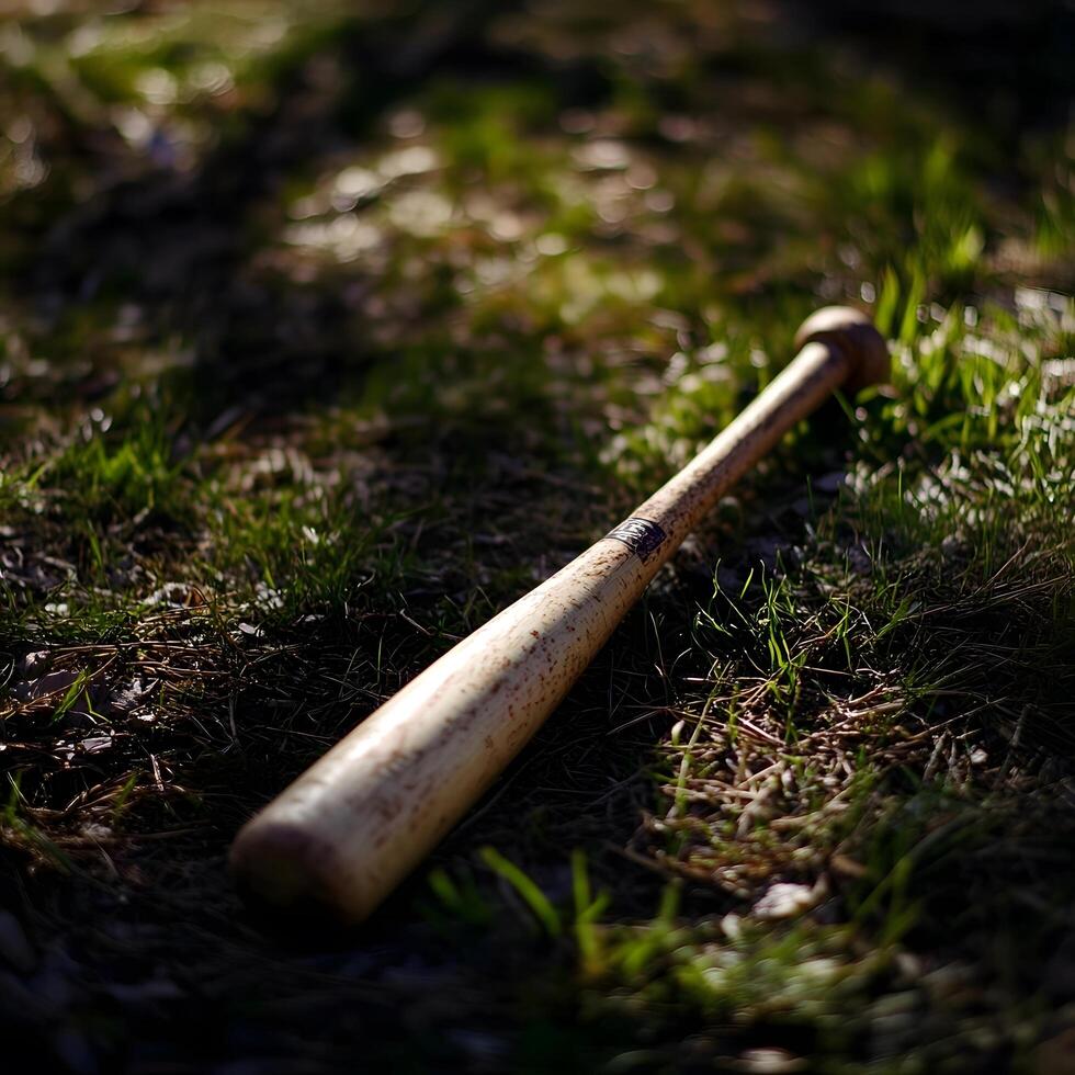 baseball game bat athlete sports equipment photo
