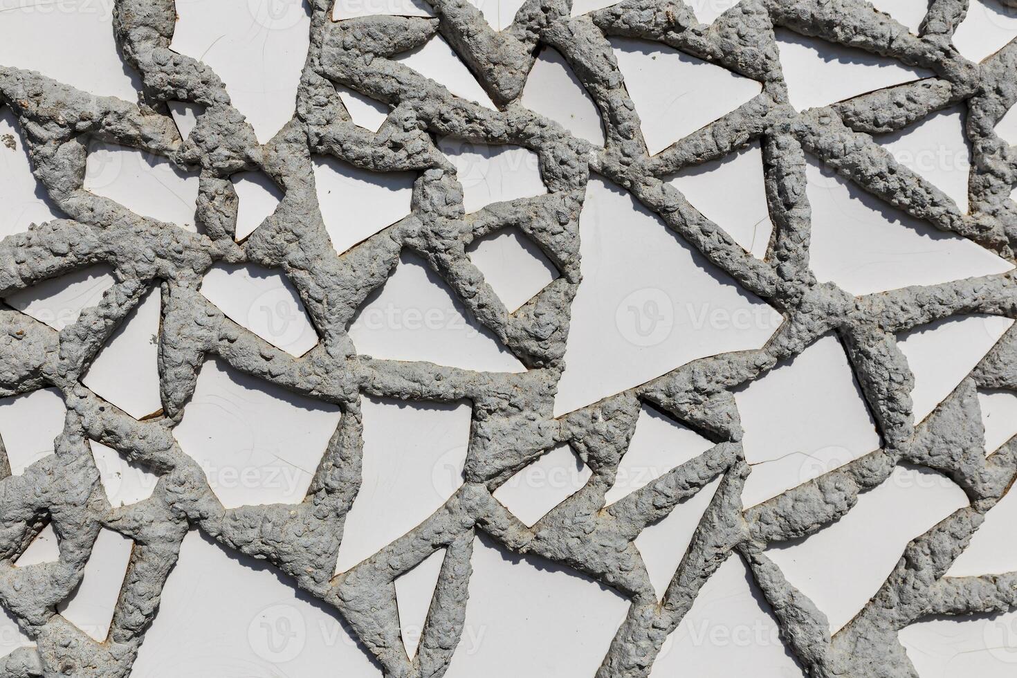 pattern of decorative stone wall background photo