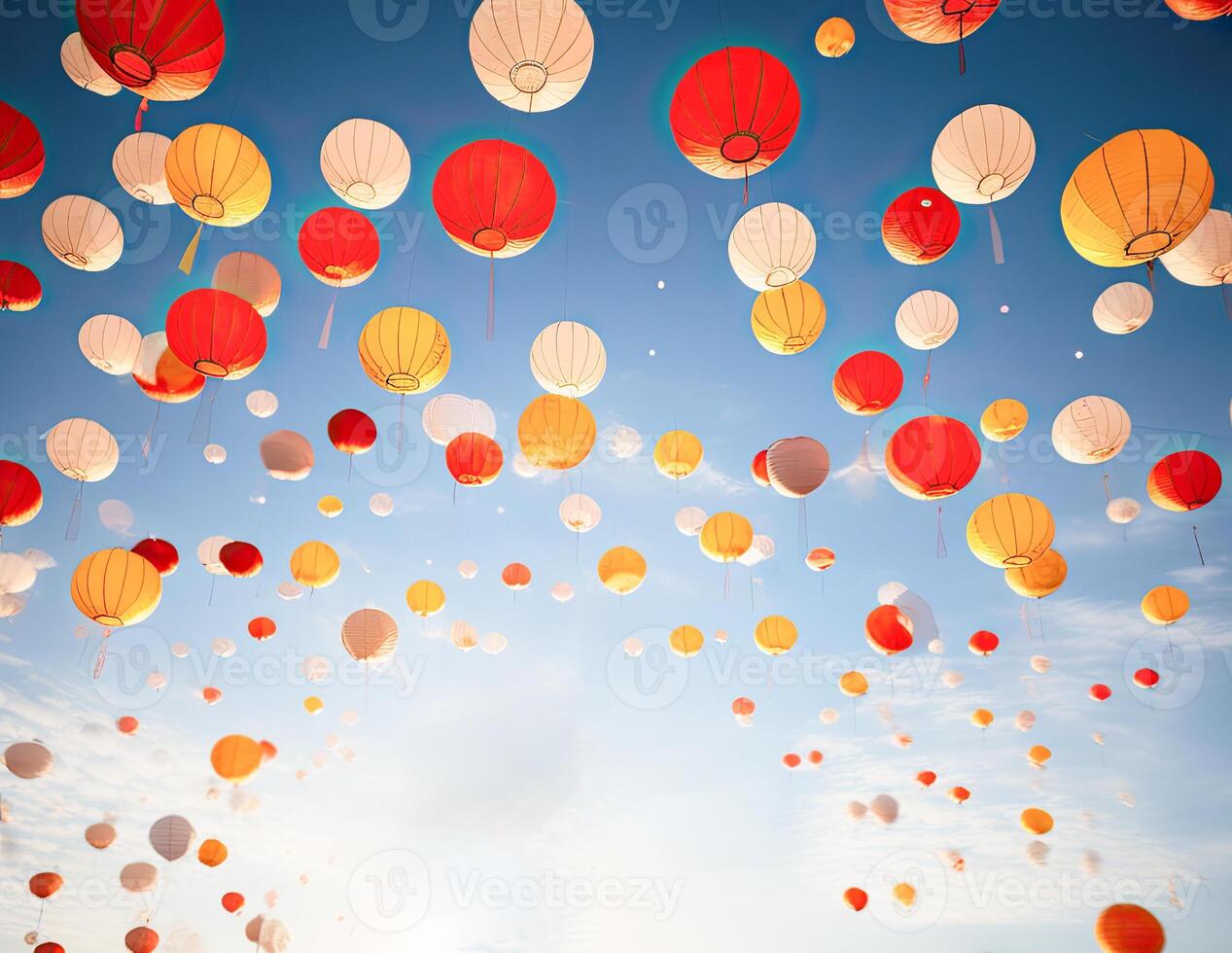 Indonesian traditional celebration decor background. photo