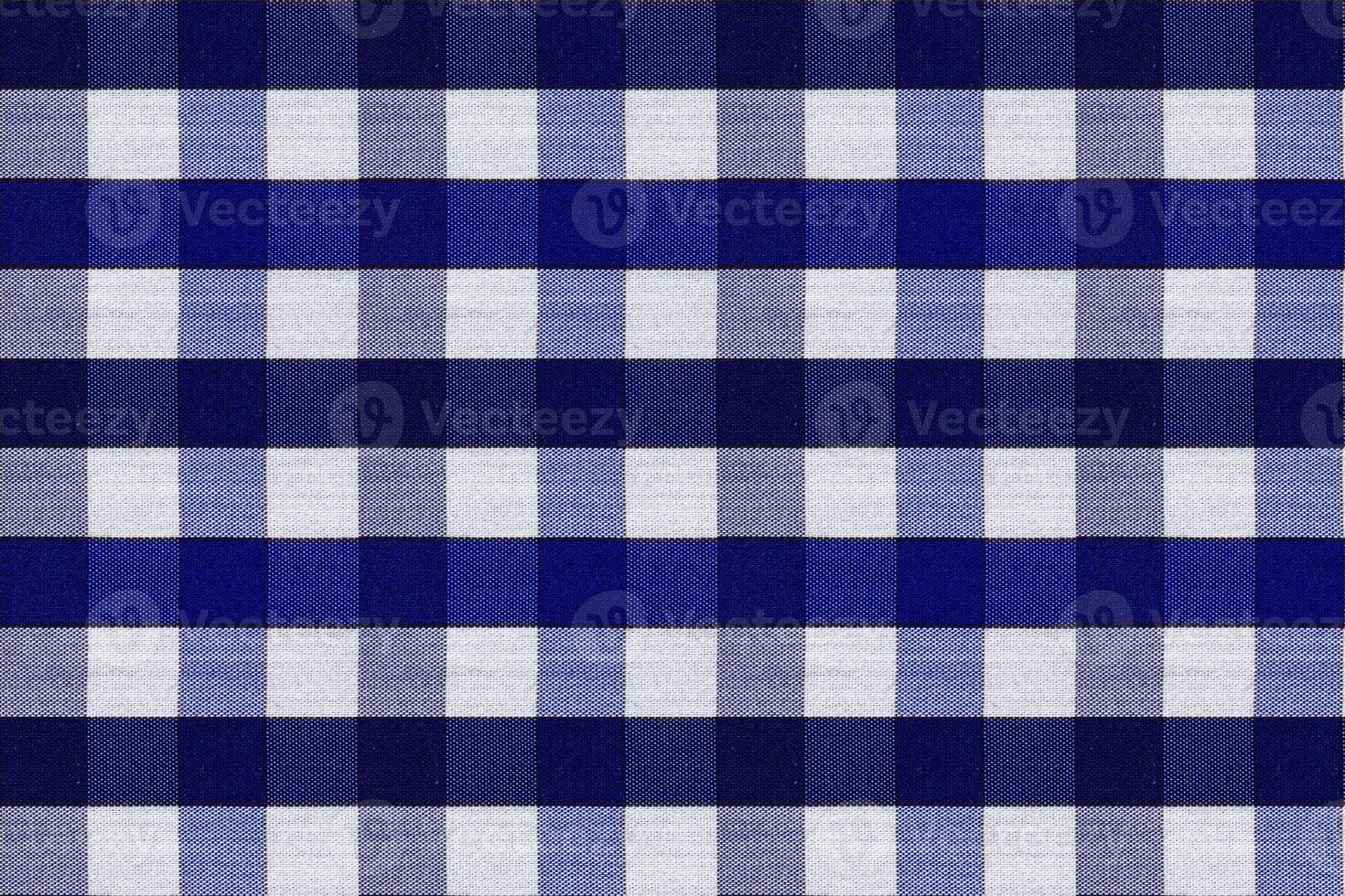macro fabric texture cotton, cell, blue color photo