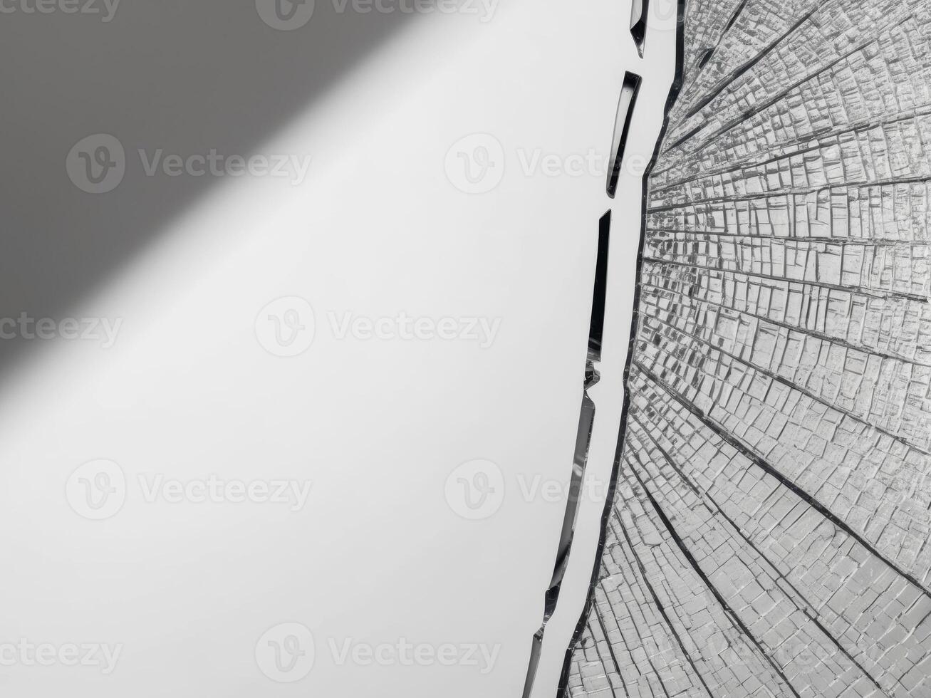 glass cracked texture on simple background. photo