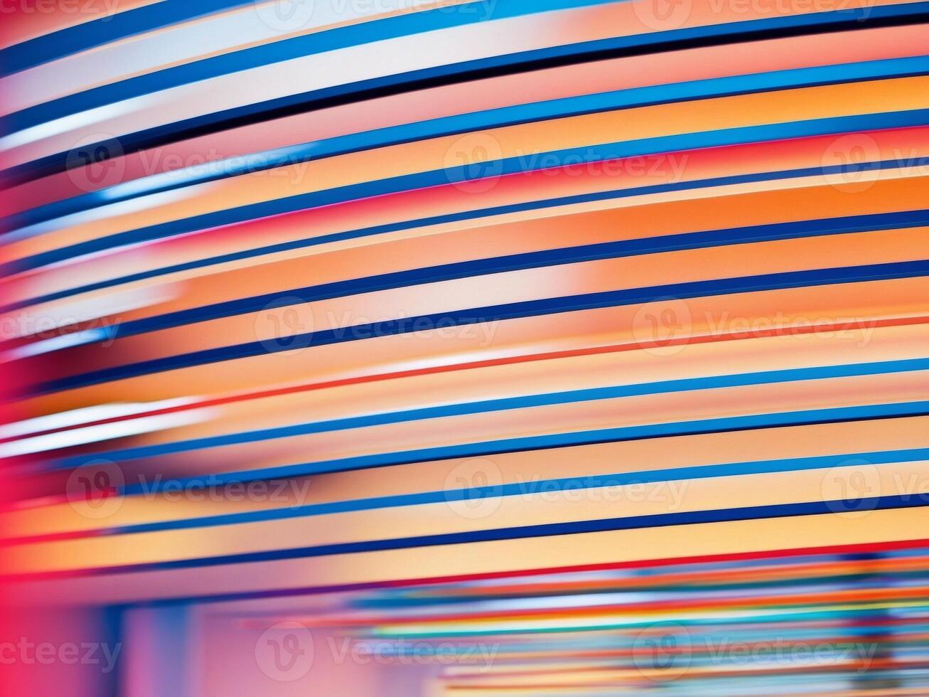 abstract with horizontal lines colorful stripes. photo