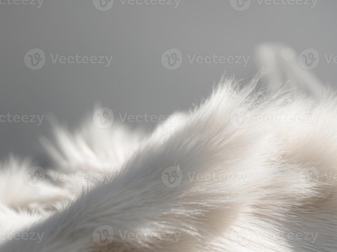 white fur texture with a light gray wash and a subtle shadow. photo