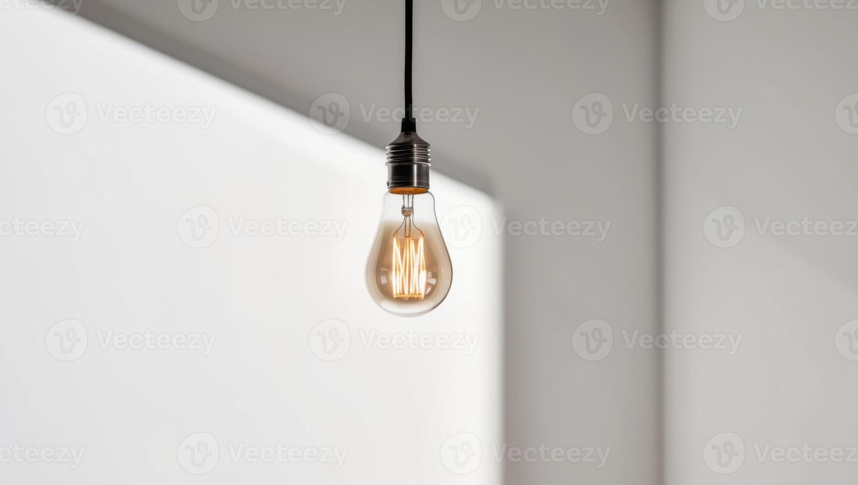 Illuminate your ideas how a light bulb symbolizes innovation and creativity in modern design. photo