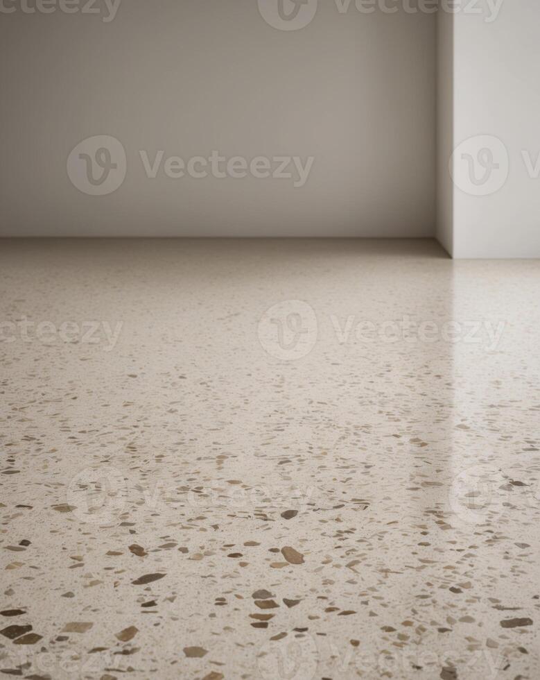 terrazzo floor old texture or polished stone for background. photo