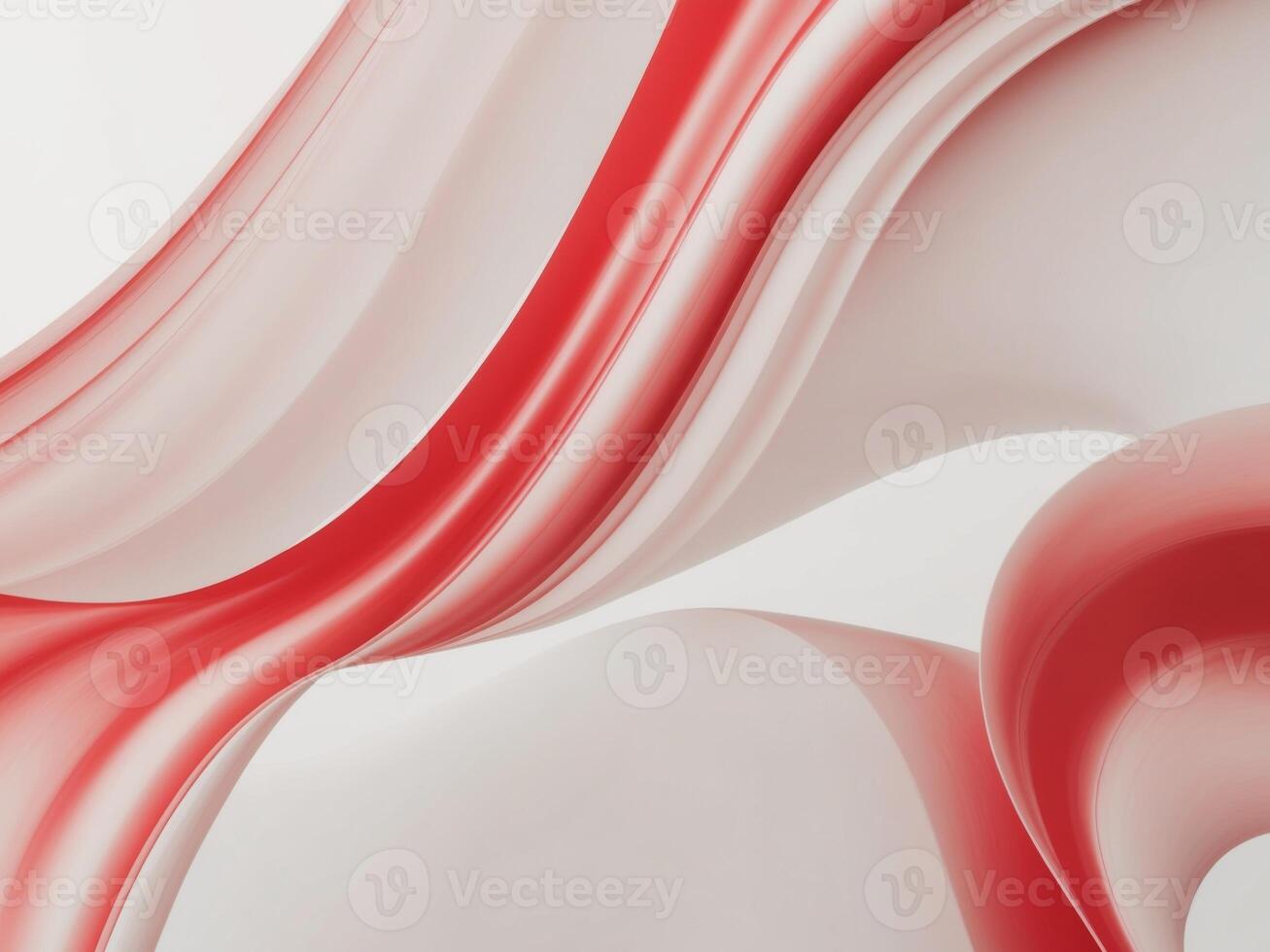 elegant abstract red and white flowing background wallpaper. photo