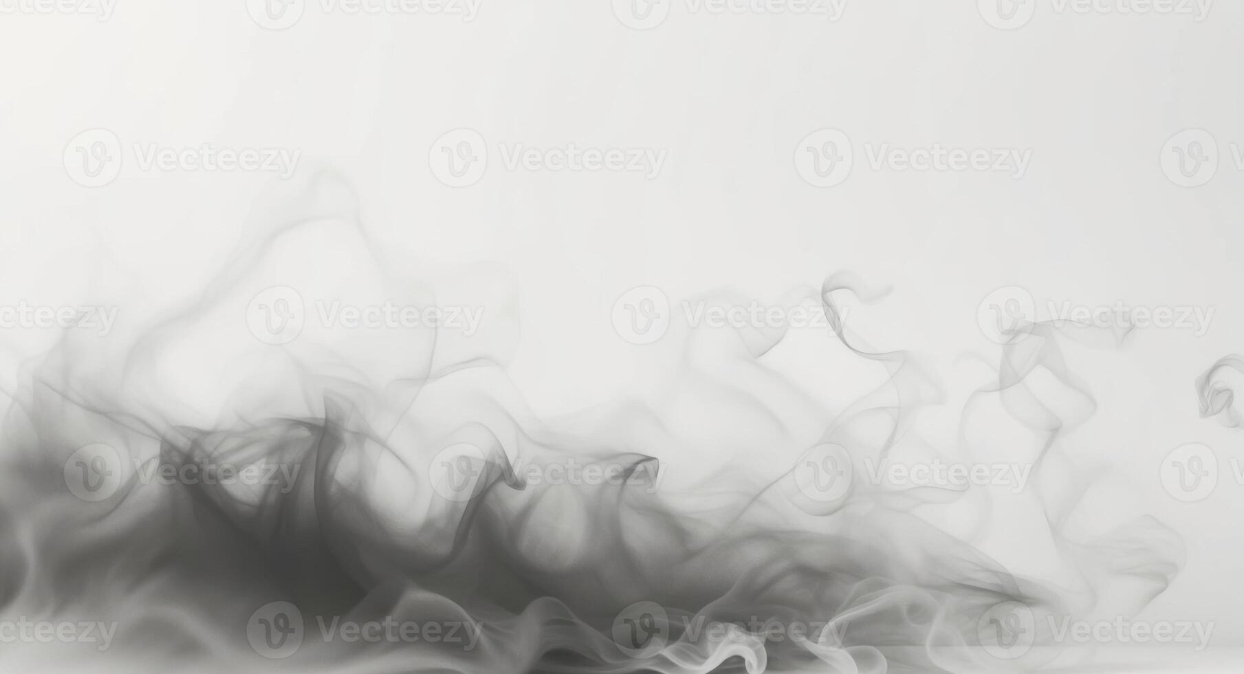 Wispy smoke gradient with gray to white transition. photo