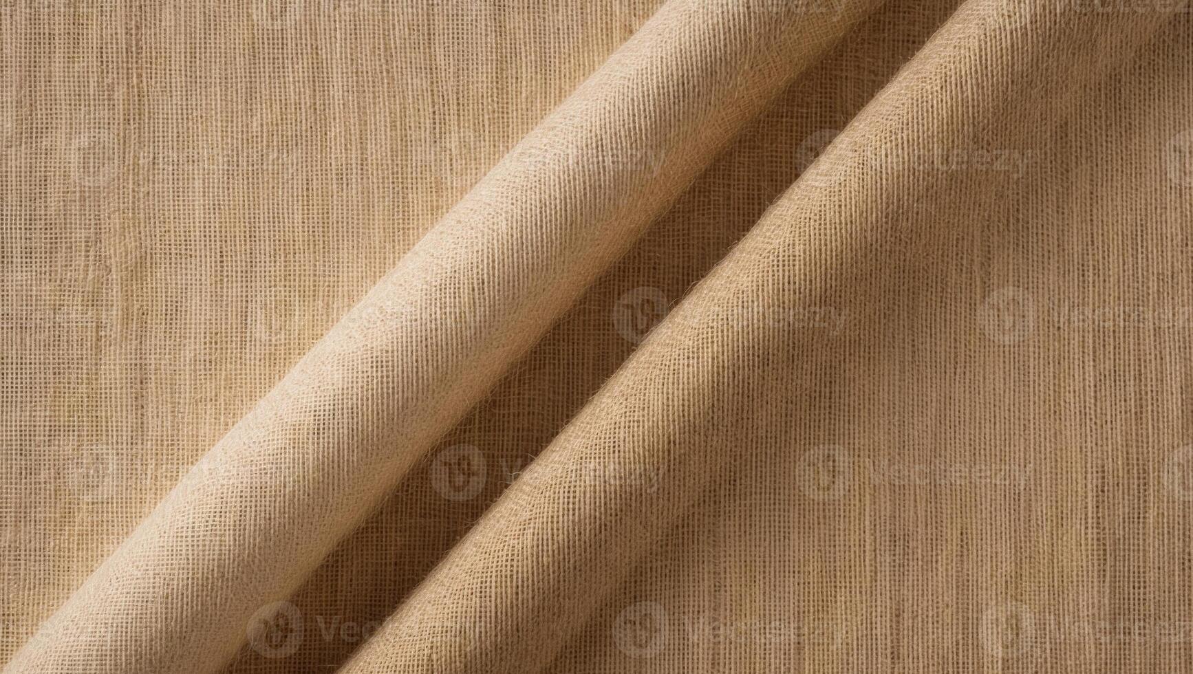Canvas texture background of cotton burlap natural fabric cloth in old aged beige brown sepia for wallpaper and design backdrop. photo