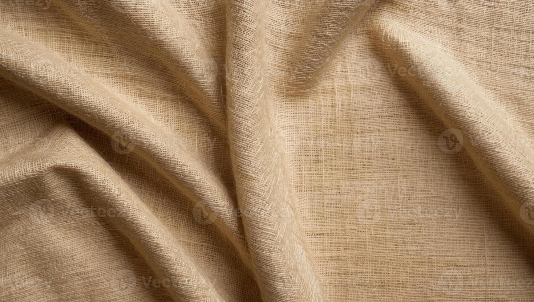 Canvas texture background of cotton burlap natural fabric cloth in old aged beige brown sepia for wallpaper and design backdrop. photo