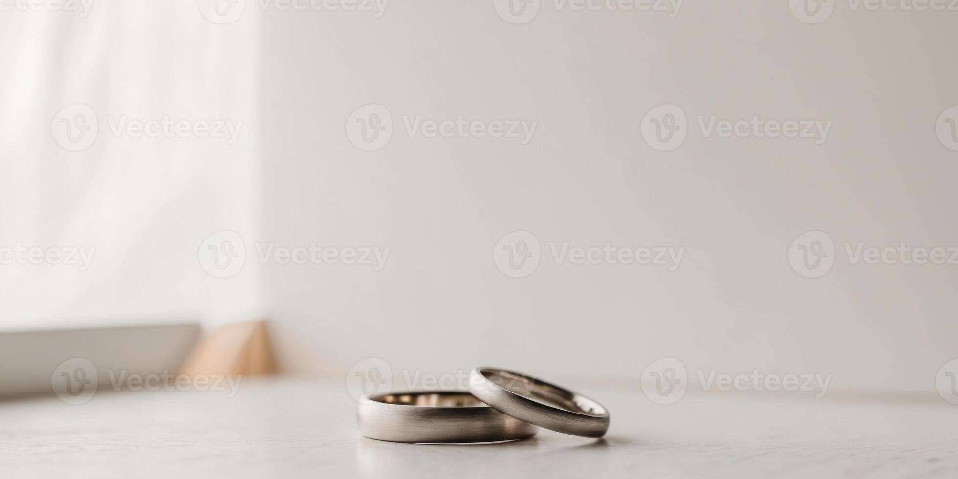 Explore timeless elegance understanding the significance of simple wedding bands in modern relationships. photo