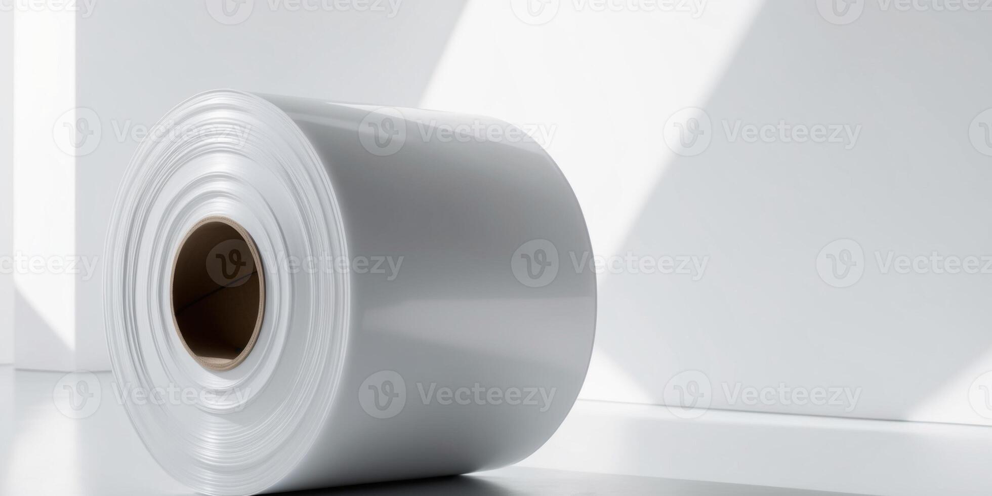 Industrial Plastic Roll - Packaging Material. photo