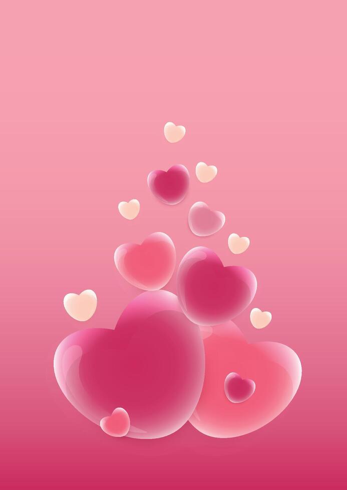Valentine's Day Poster vector
