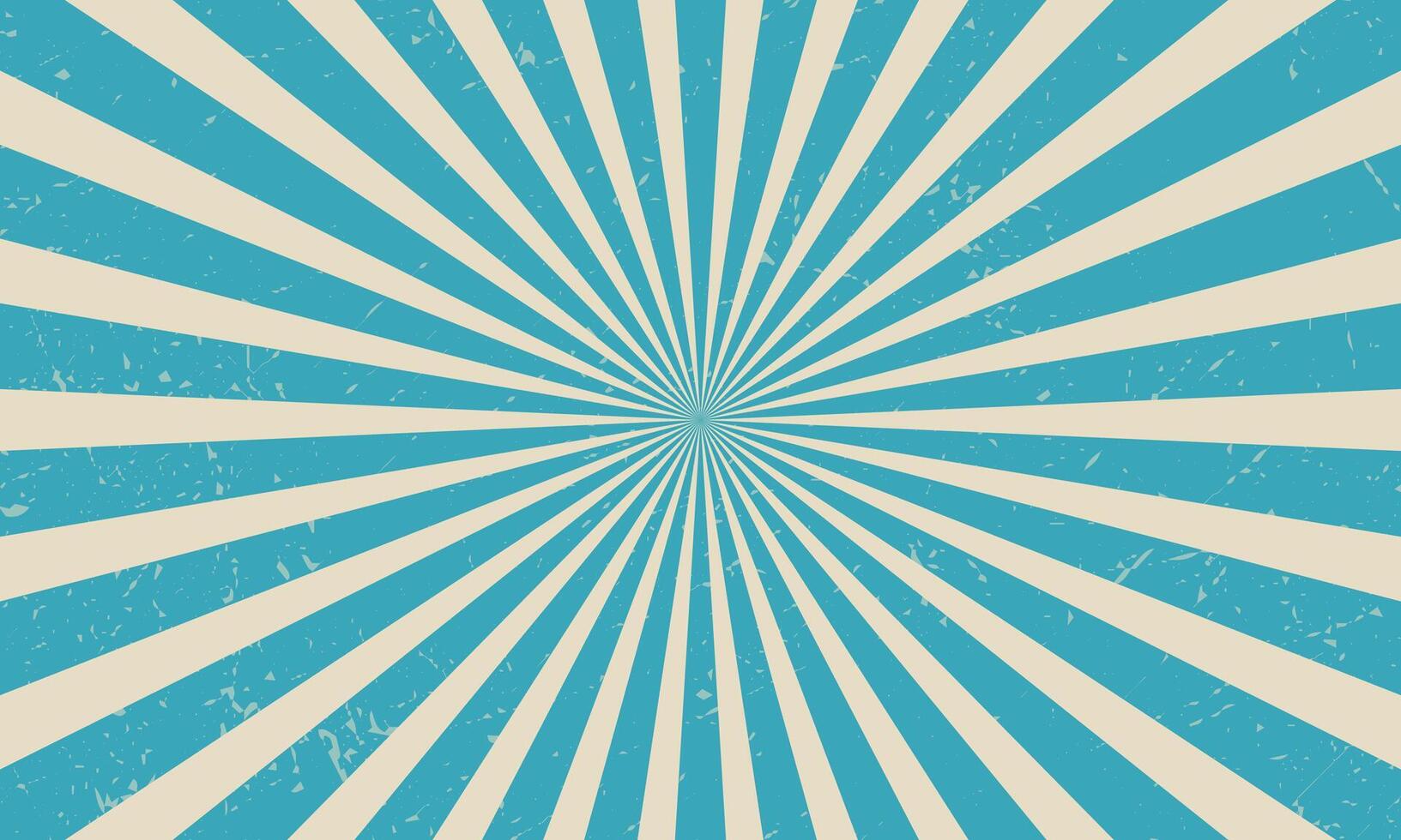 Retro vintage spiral wavy sun rays sunburst blue background pattern radial spiral stripes burst comic beam lines grunge texture circus carnival summer backdrop illustration groovy swirl burst. vector