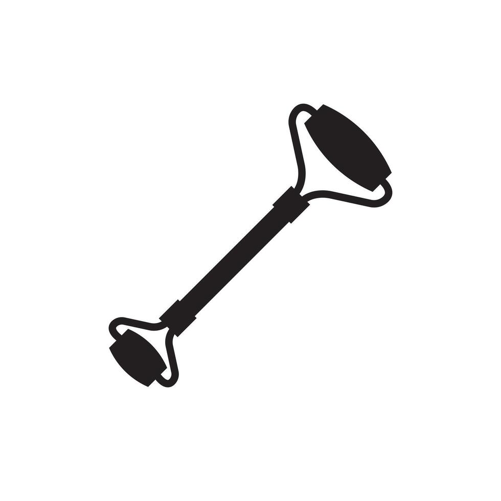 Quartz face massage Roller vector
