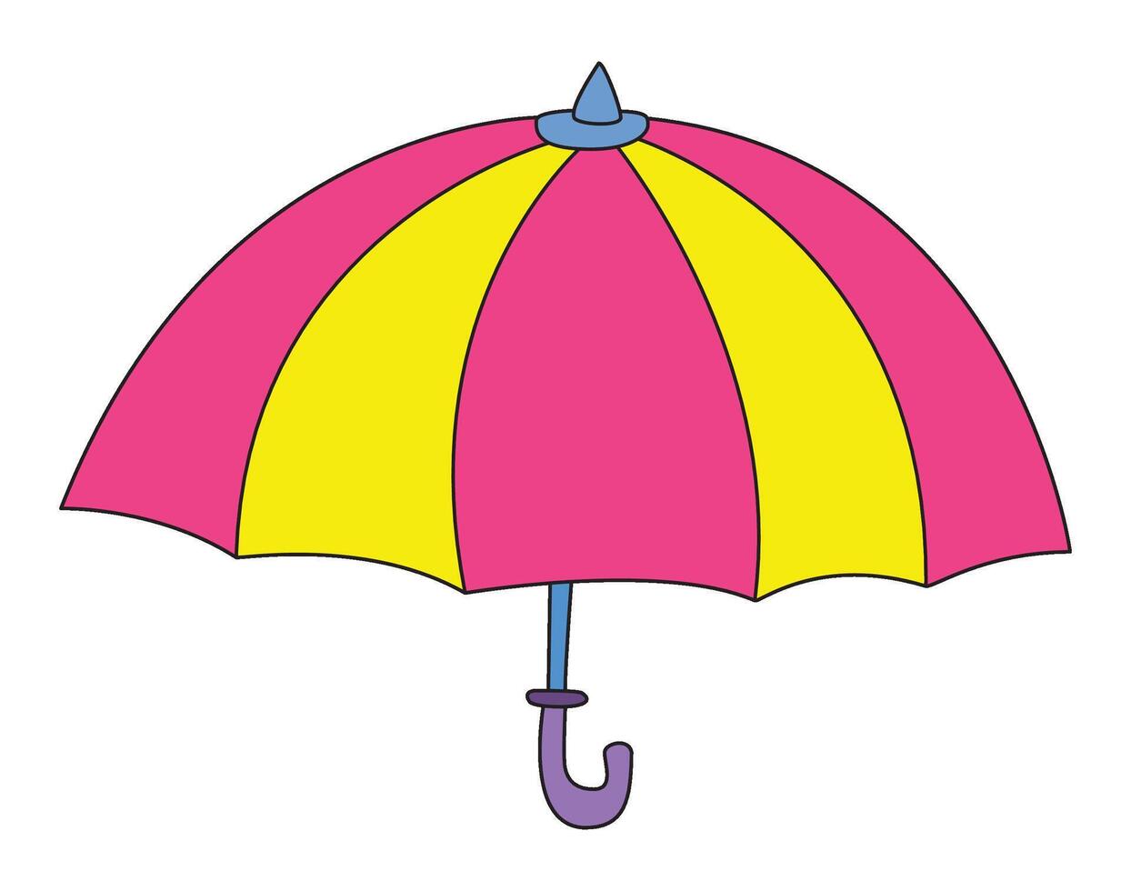 Umbrella isolated on a white background vector