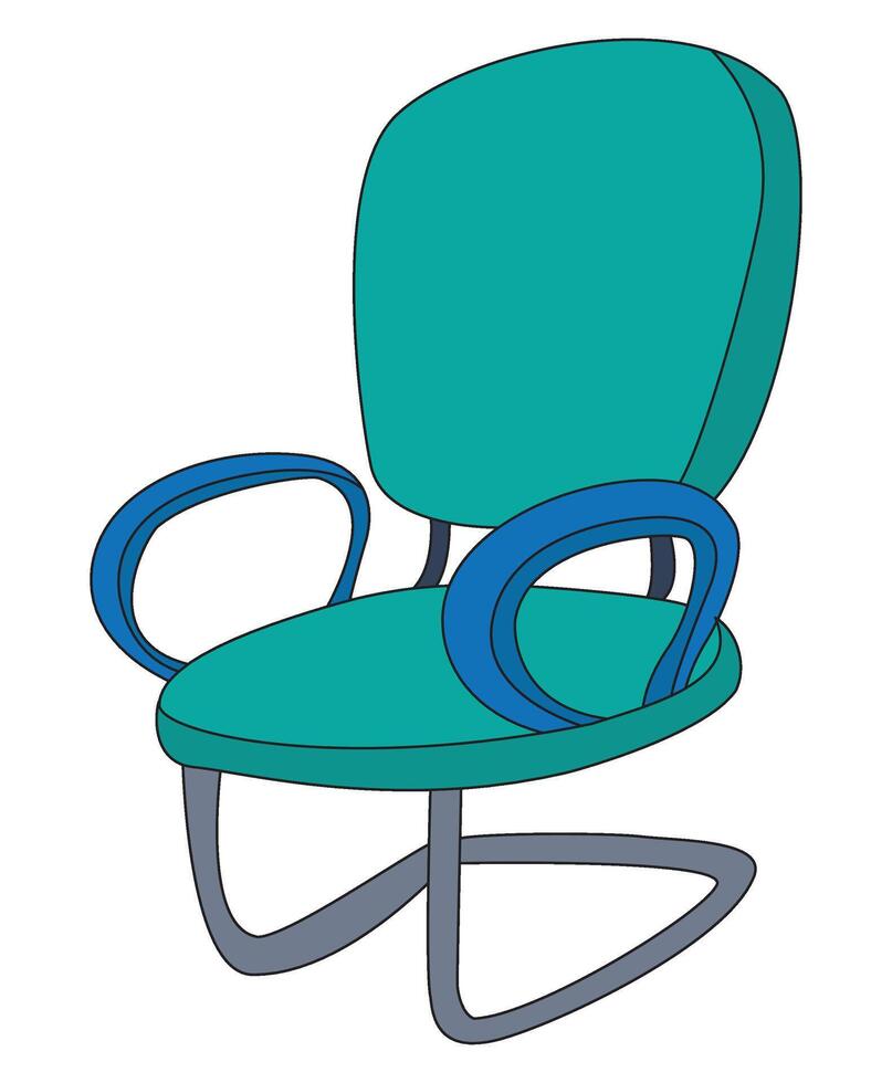 A office chair vector