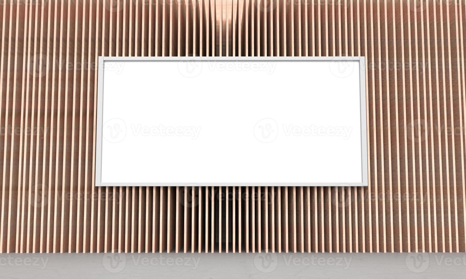 Lath background wallpaper texture wooden white color mock up empty blank media advertisement hardwood pattern banner poster billboard signboard brown marketing business street commercial communicate photo