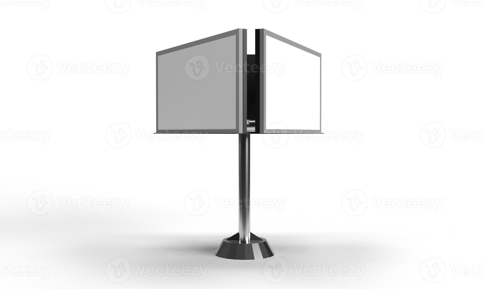billboard signboard object whie color frame banner poster template marketing design message street dicut background promotion advertisement product commercial model station mock up empty blank public photo
