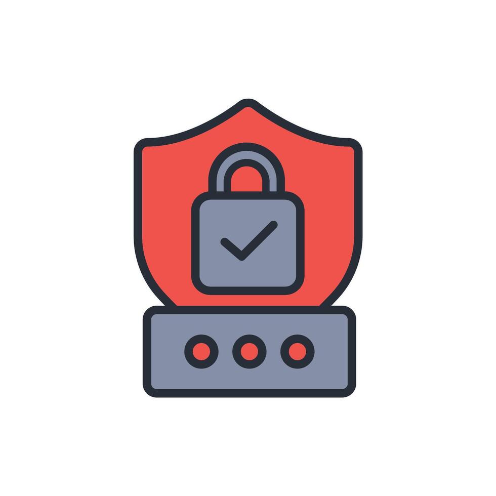 two factor authenticationicon. .Editable stroke.linear style sign for use web design,logo.Symbol illustration. vector