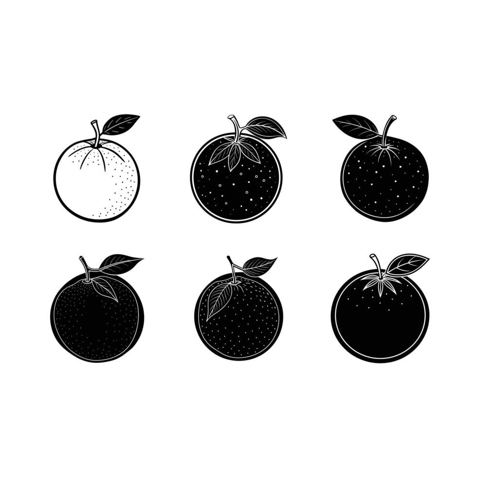Orange outline graphic for creative projects. Clean, professional, and fully editable vector