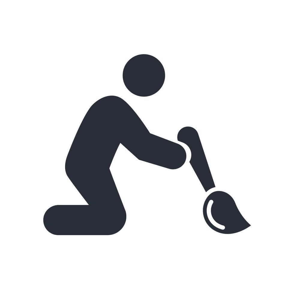 painter icon. .Editable stroke.linear style sign for use web design,logo.Symbol illustration. vector