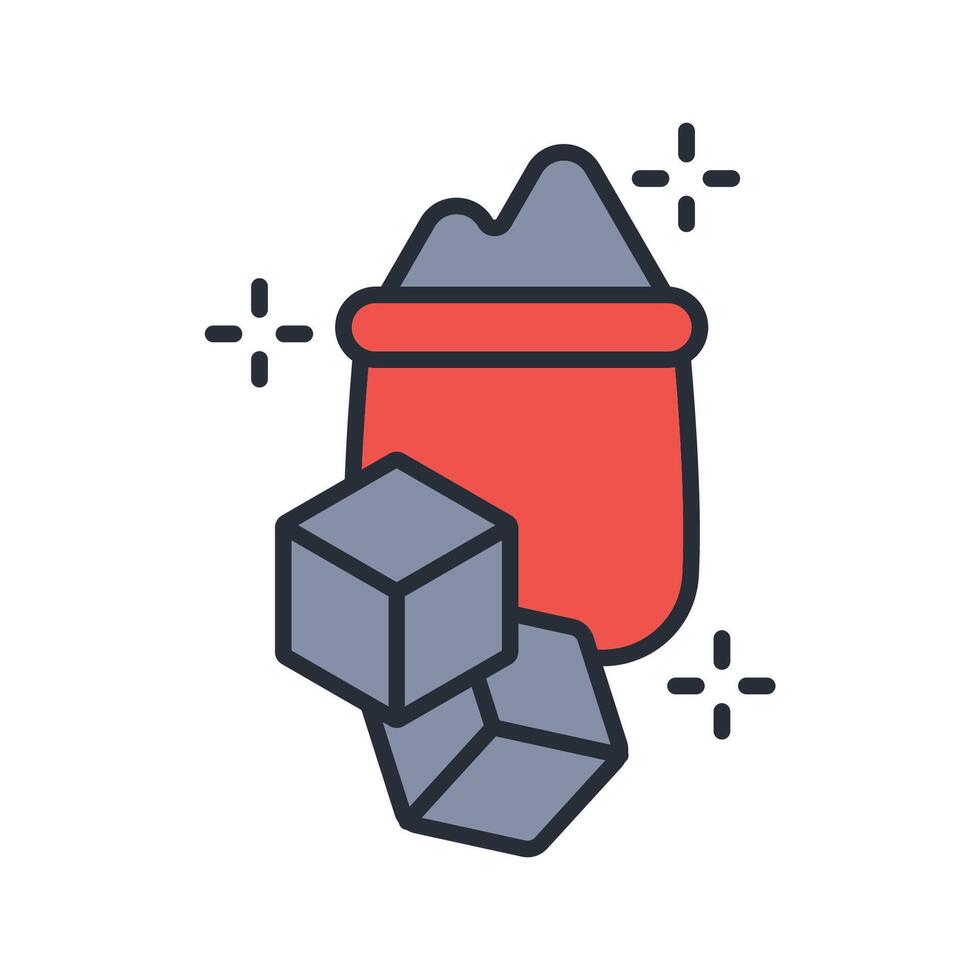 sugar icon. .Editable stroke.linear style sign for use web design,logo.Symbol illustration. vector