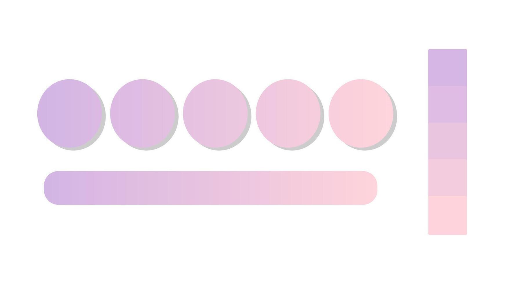Abstract gradient background with Lilac and Rose Quartz color palette. Abstract illustration with gradient blur design. Blurred colored abstract background. Colorful gradient illustration vector