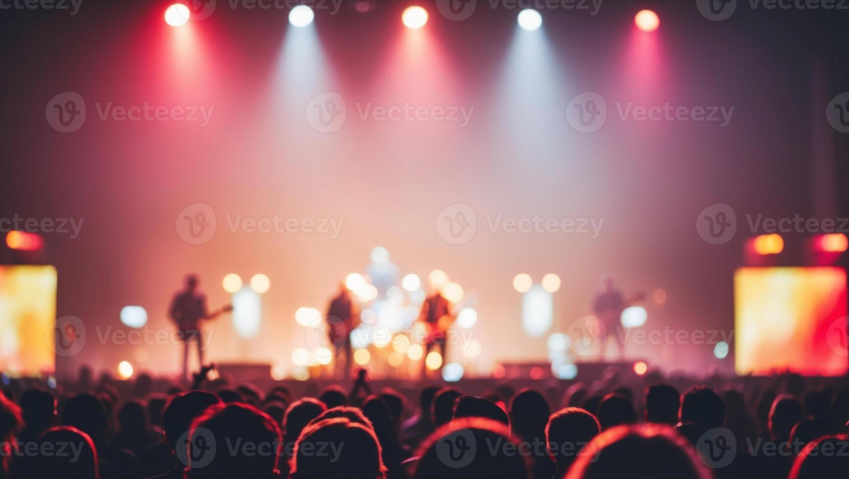 A concert with people in the audience photo