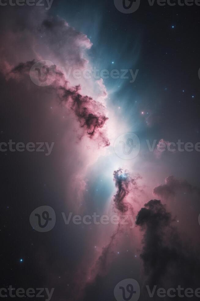 The orion nebula, a nebula in the constellation of orion photo