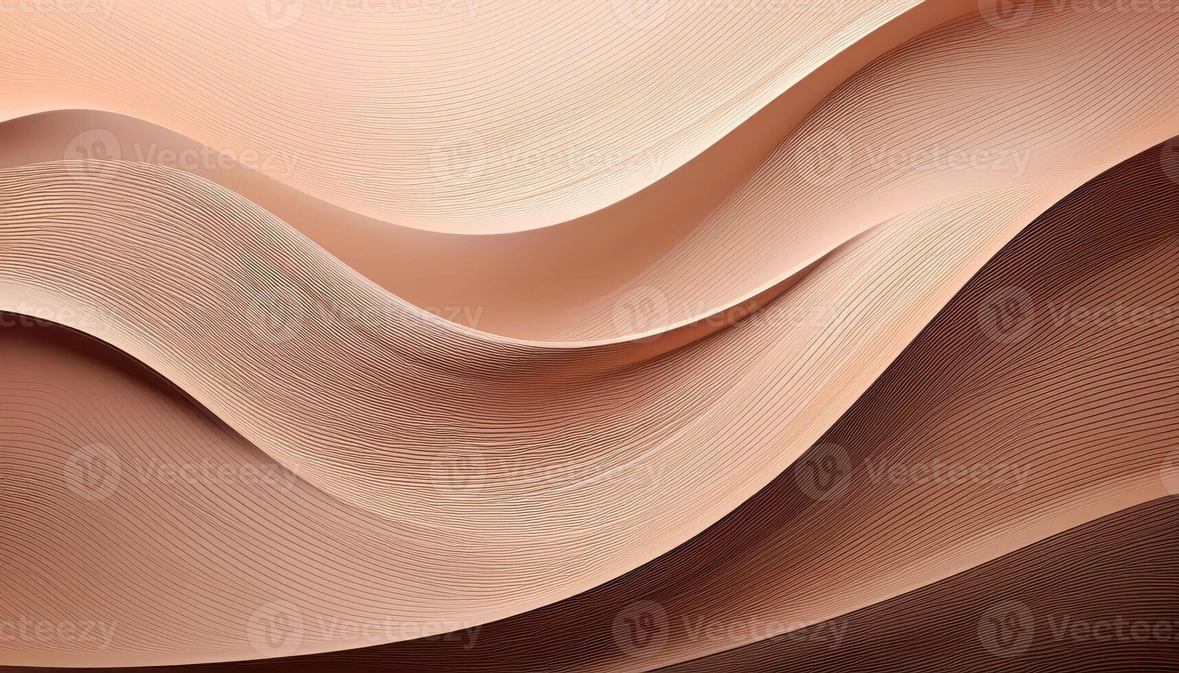 Abstract textured waves in neutral earth tones with flowing lines and curves photo
