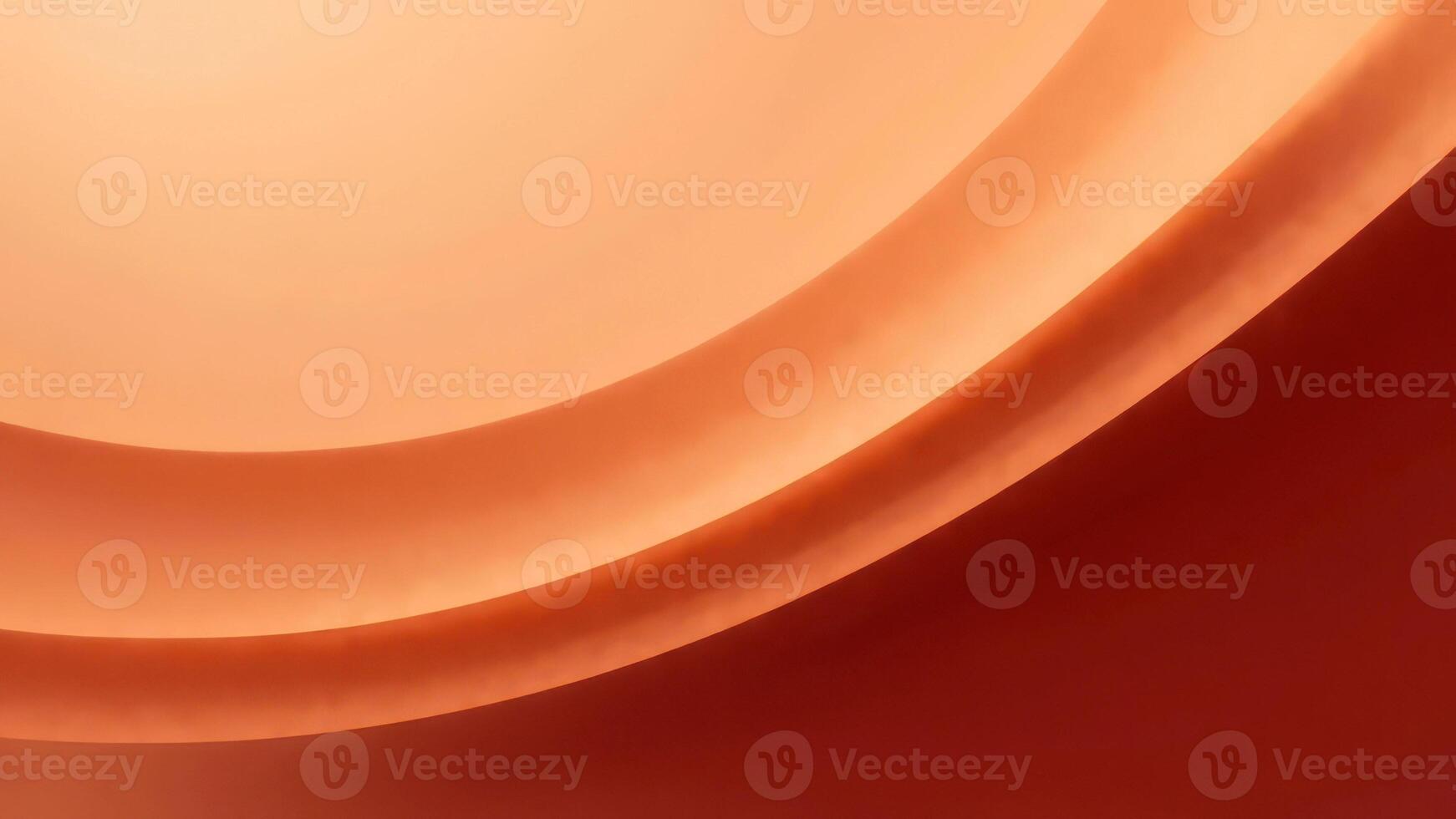 Abstract warm toned curved layers in minimalist design photo