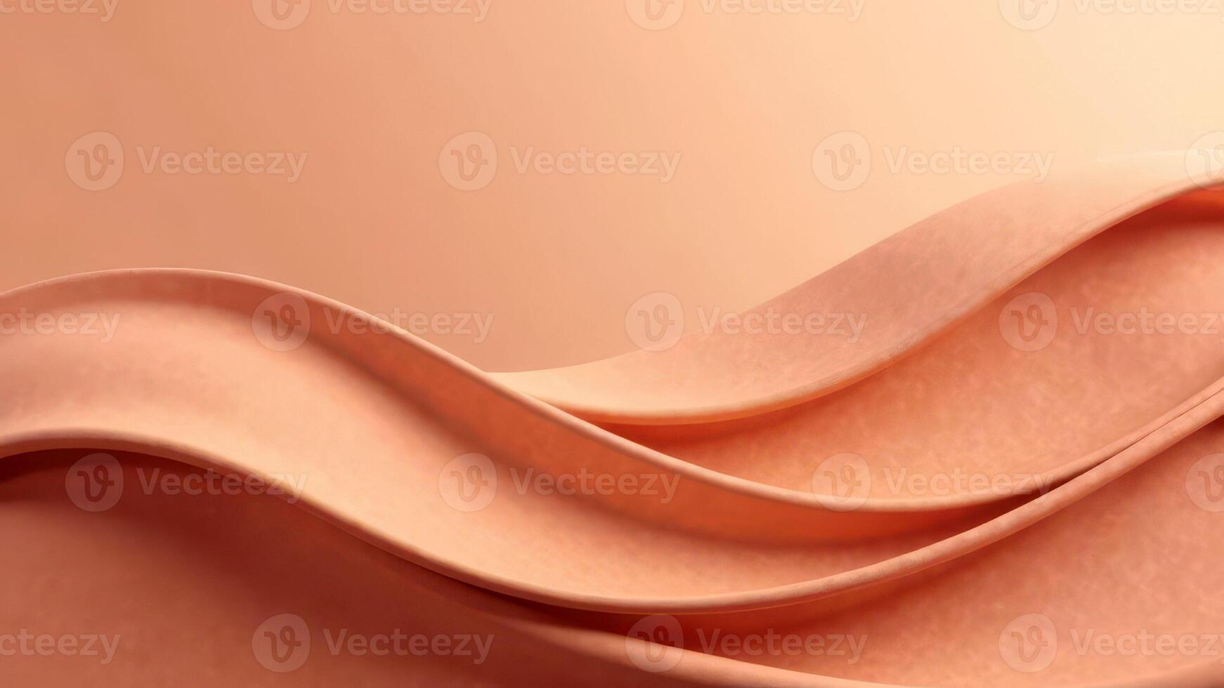 Flowing abstract wave pattern in soft earth tones photo