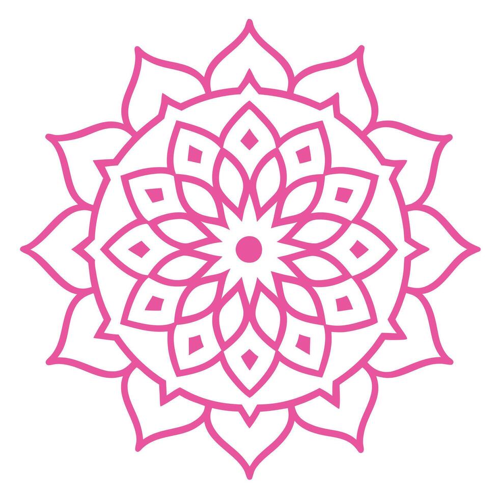 Ornamental Islamic Mandala for Sophisticated Decor vector