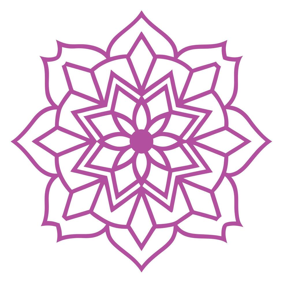 Elegant Islamic Mandala for Unique Art Projects vector