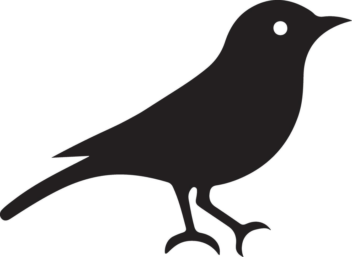 Bird Silhouette Illustration Design vector