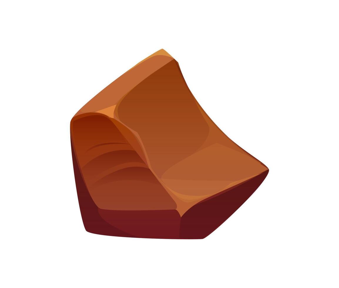 Cartoon chocolate with smooth, velvety texture vector