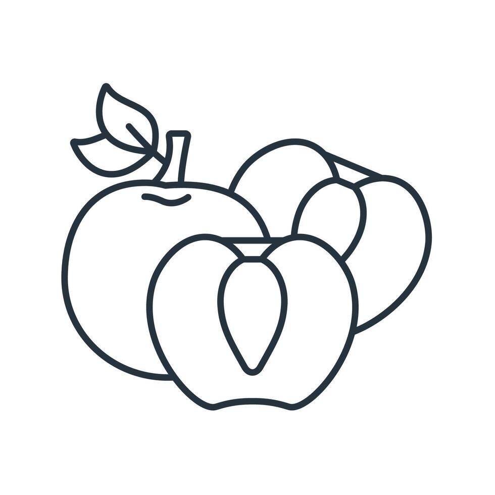 Peach icons symbol elements for infographic web vector