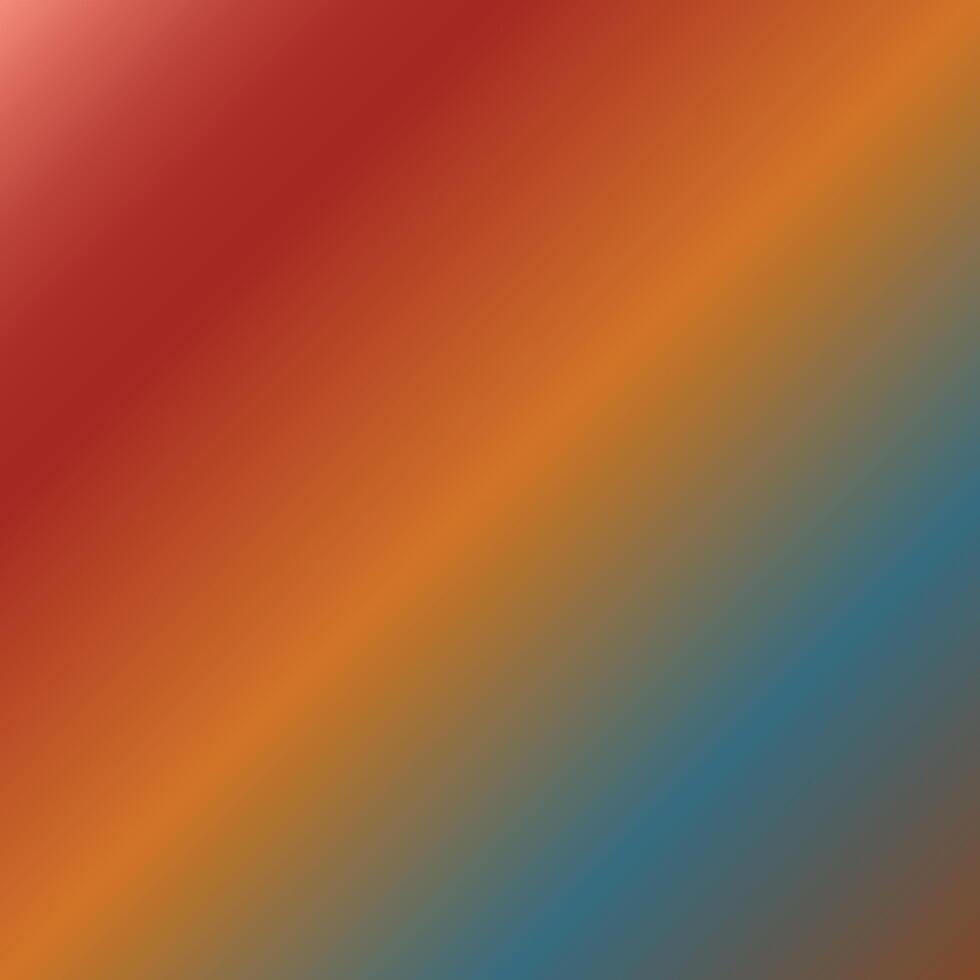 Autumn abstract gradient background with warm orange and red color wave. vector