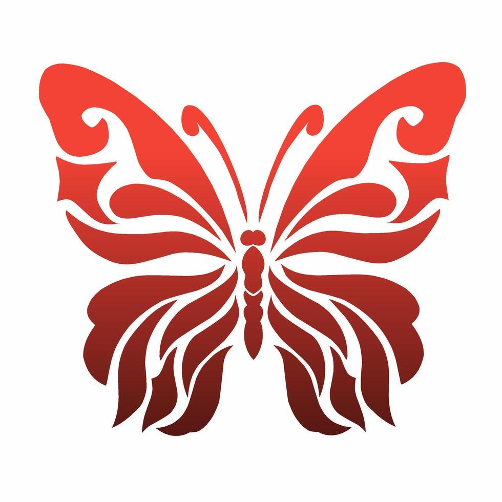 design abstract Beautiful butterfly vector