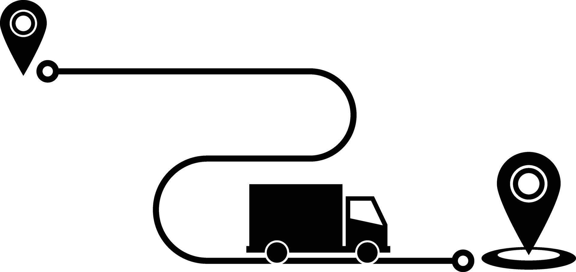 We Have Moved, Pin Location Icon vector