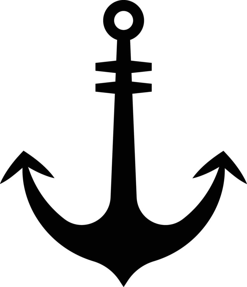 Ship Anchor Icon Illustration vector