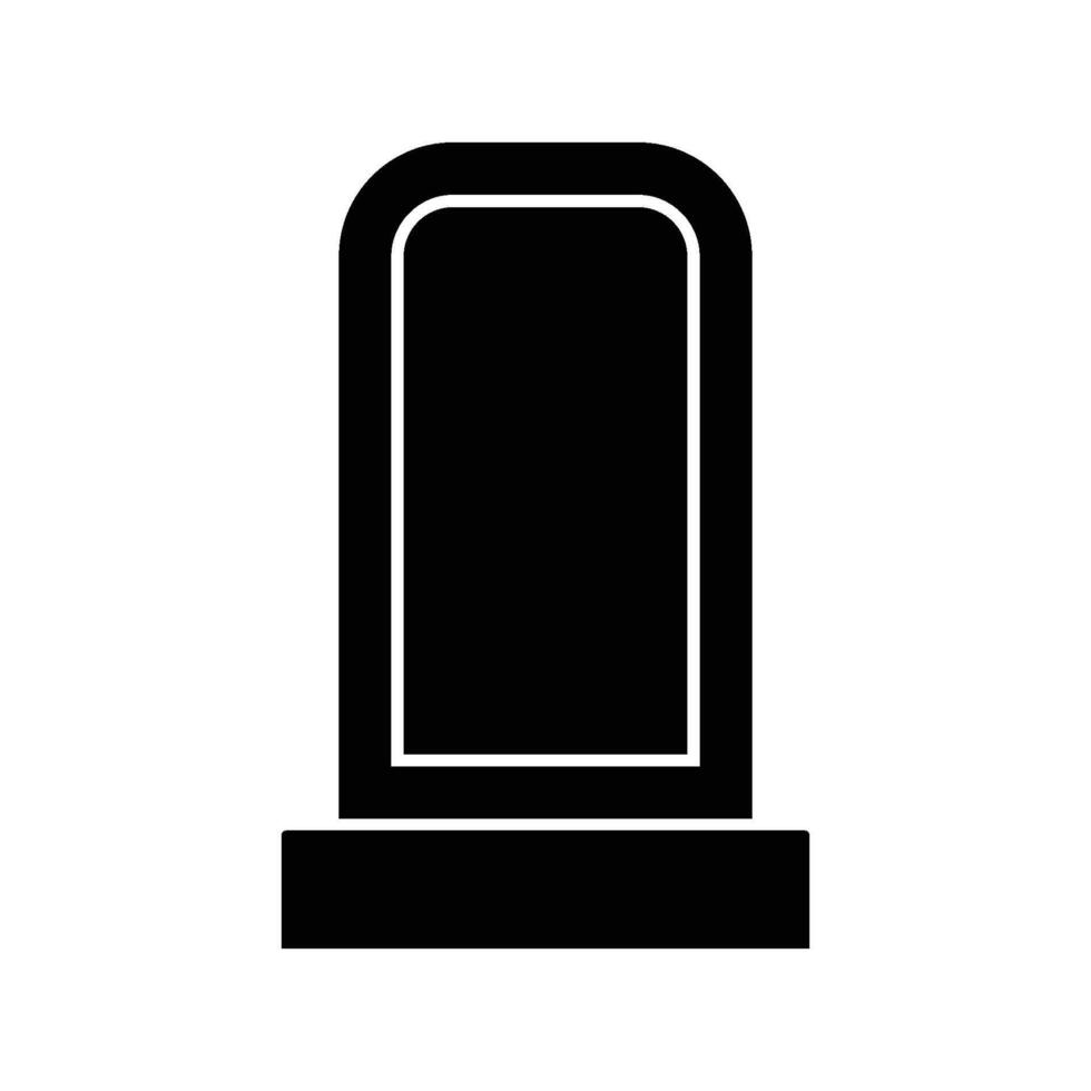 tombstone icon illustration vector