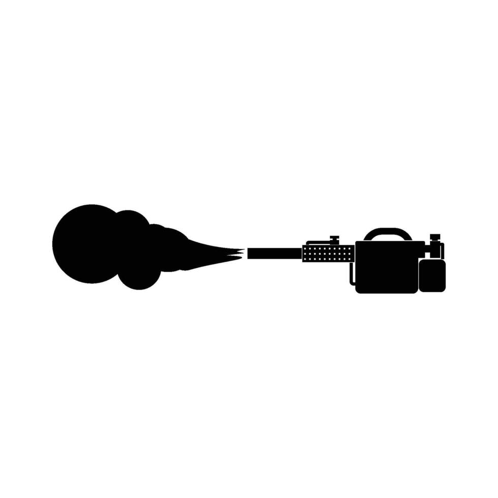 mosquito fogging machine icon illustration design vector