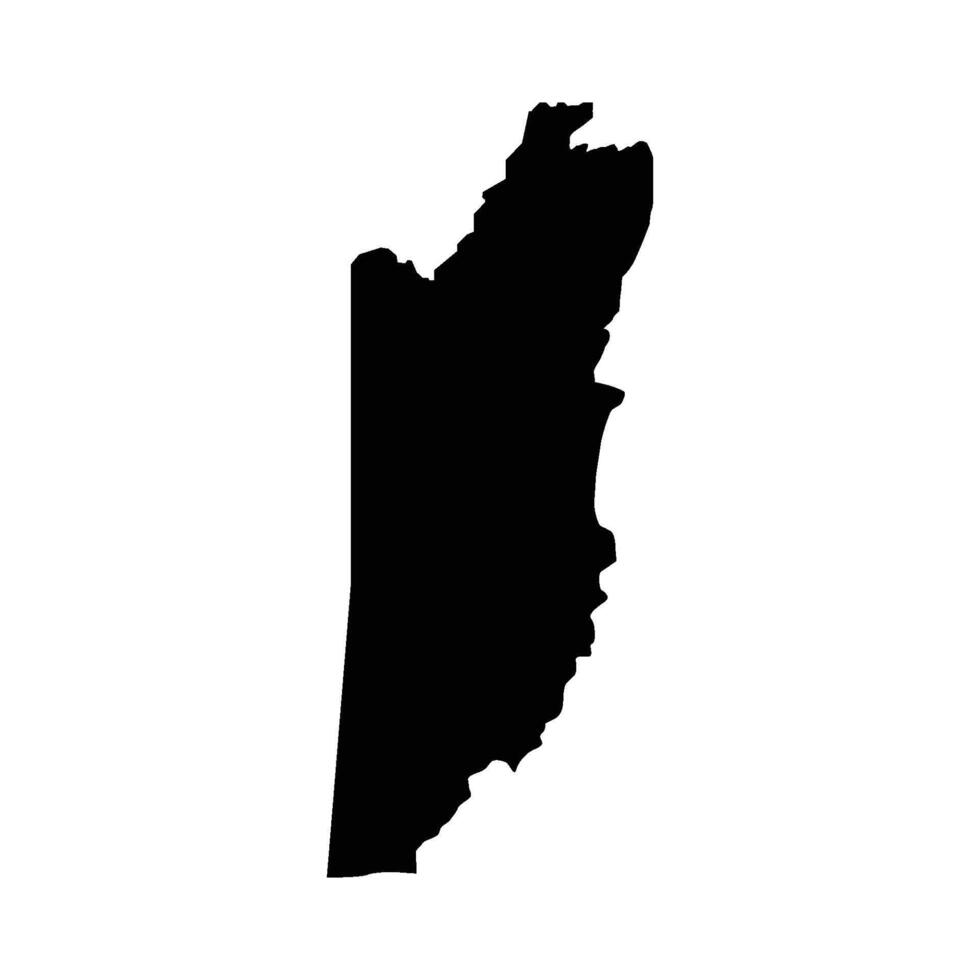 Belize country map icon vector
